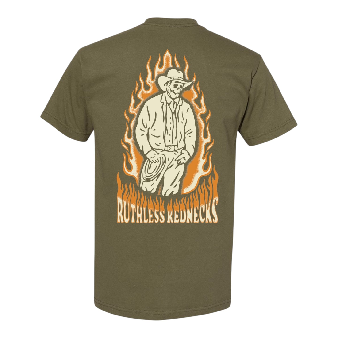 Fireball Short Sleeve Shirt Army Green
