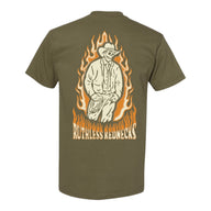 Fireball Short Sleeve Shirt Army Green