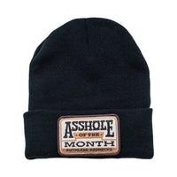 Asshole of the Month Beanie Black