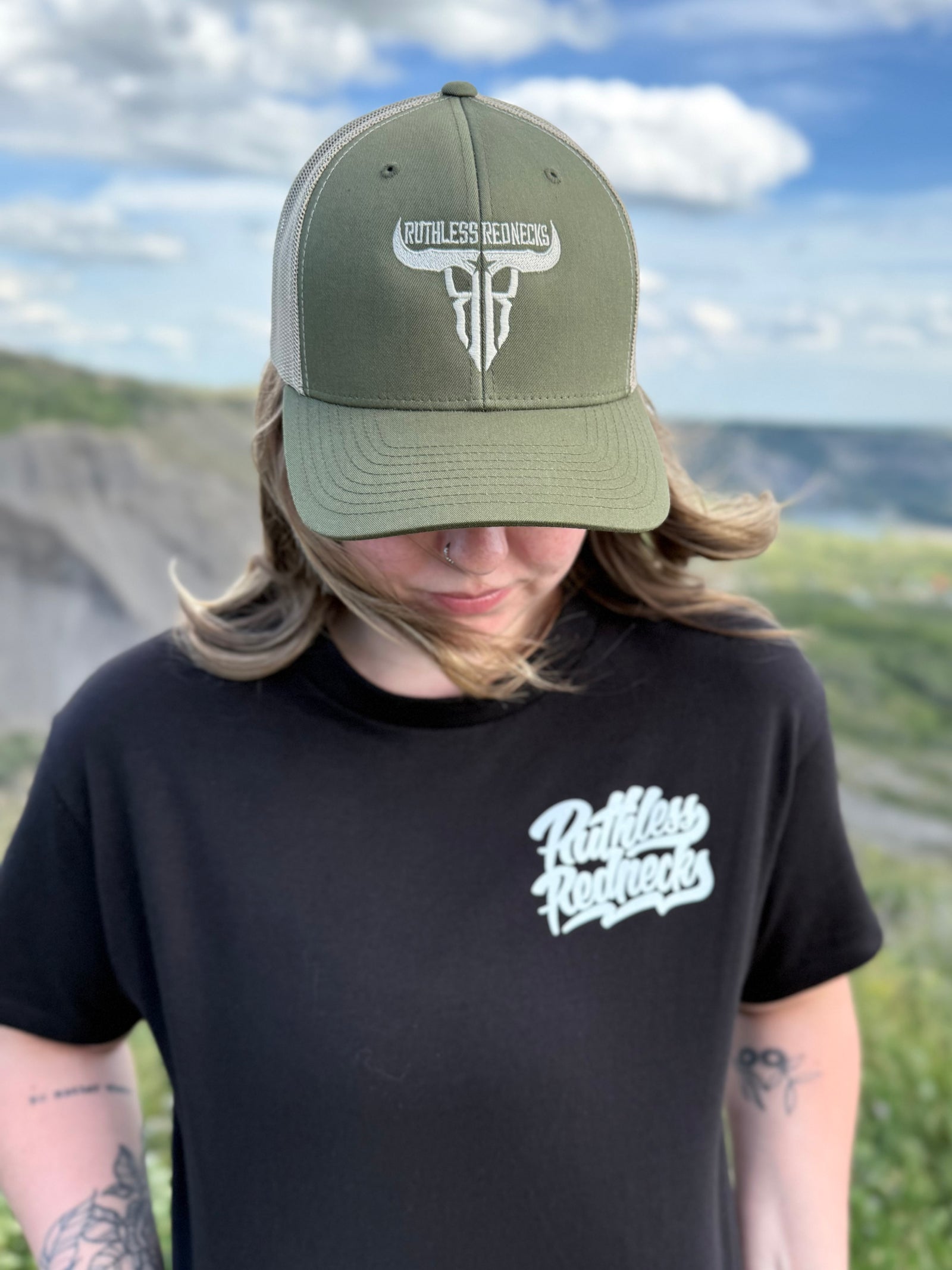 Raw Talent Curved Brim Moss Hat