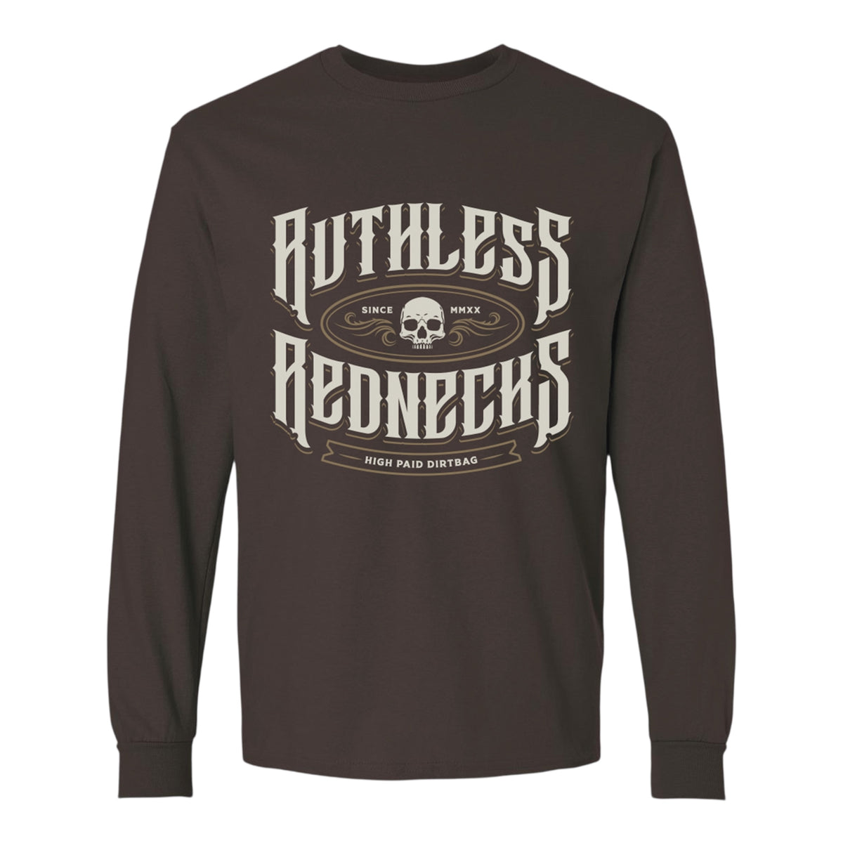 Shotgun Long Sleeve Shirt Brown