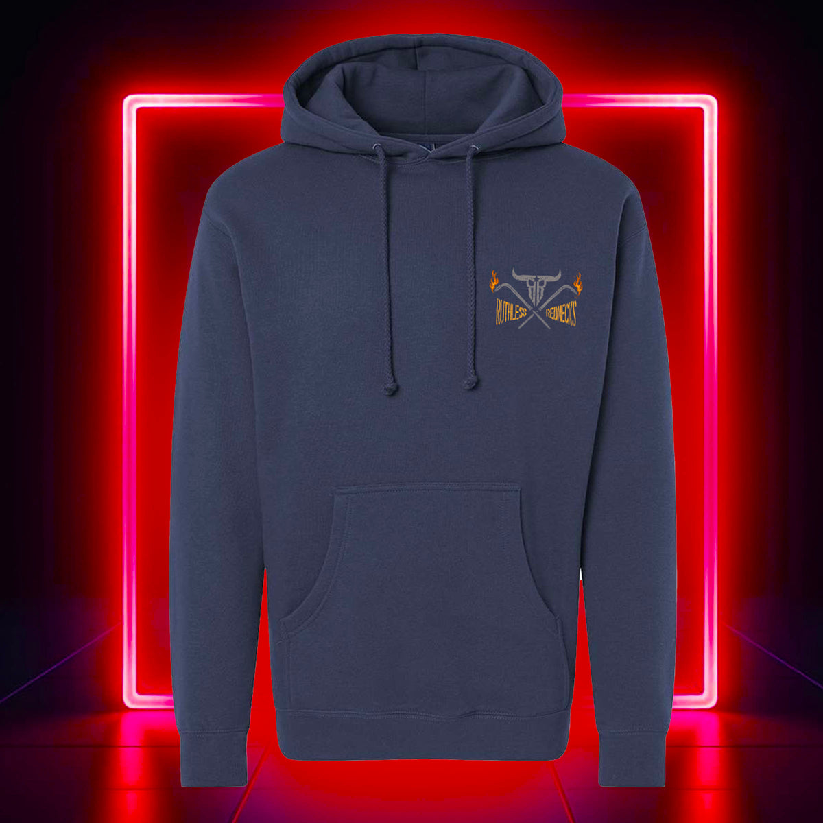 Fired Up - Supercharged 12oz Hoodie Navy