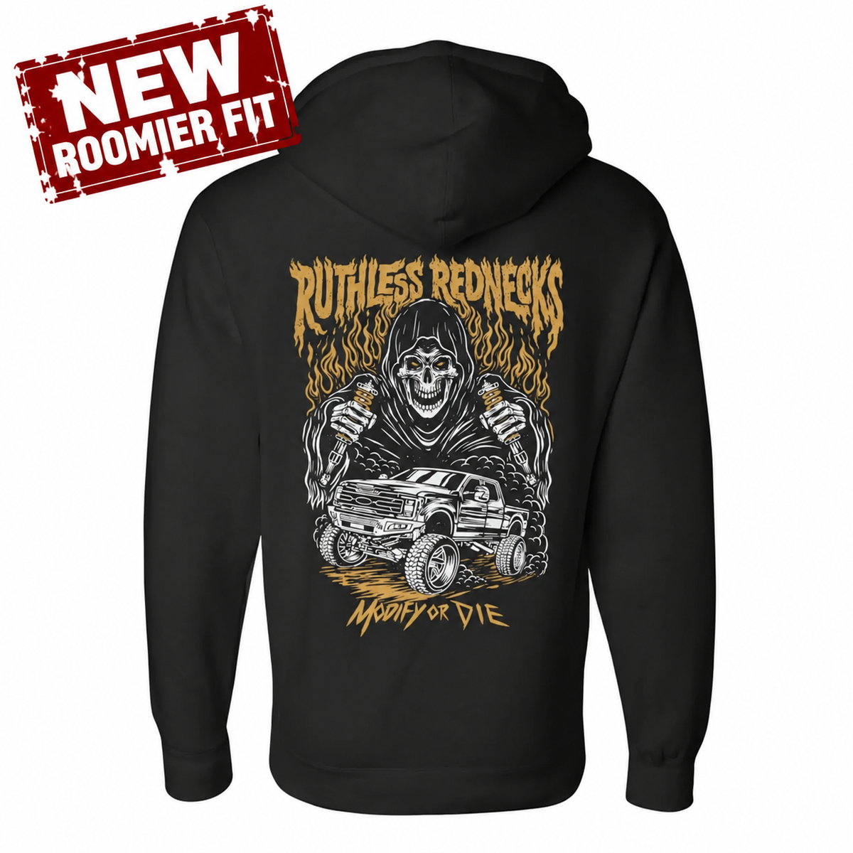 Modified - Supercharged 12oz Hoodie Black