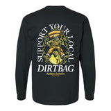 Dirtbag World Tour Long Sleeve Shirt Black