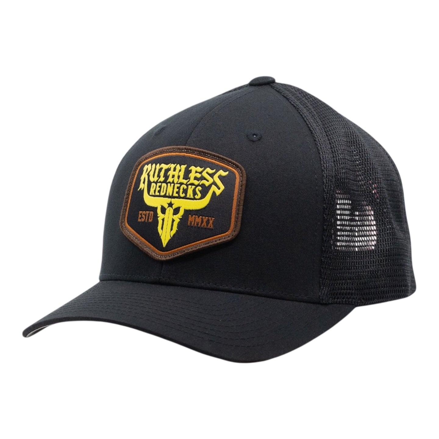 Raw Talent Curved Brim Black Patch Hat