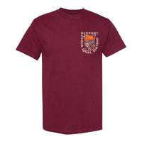 Ape Shift Short Sleeve Shirt Burgundy