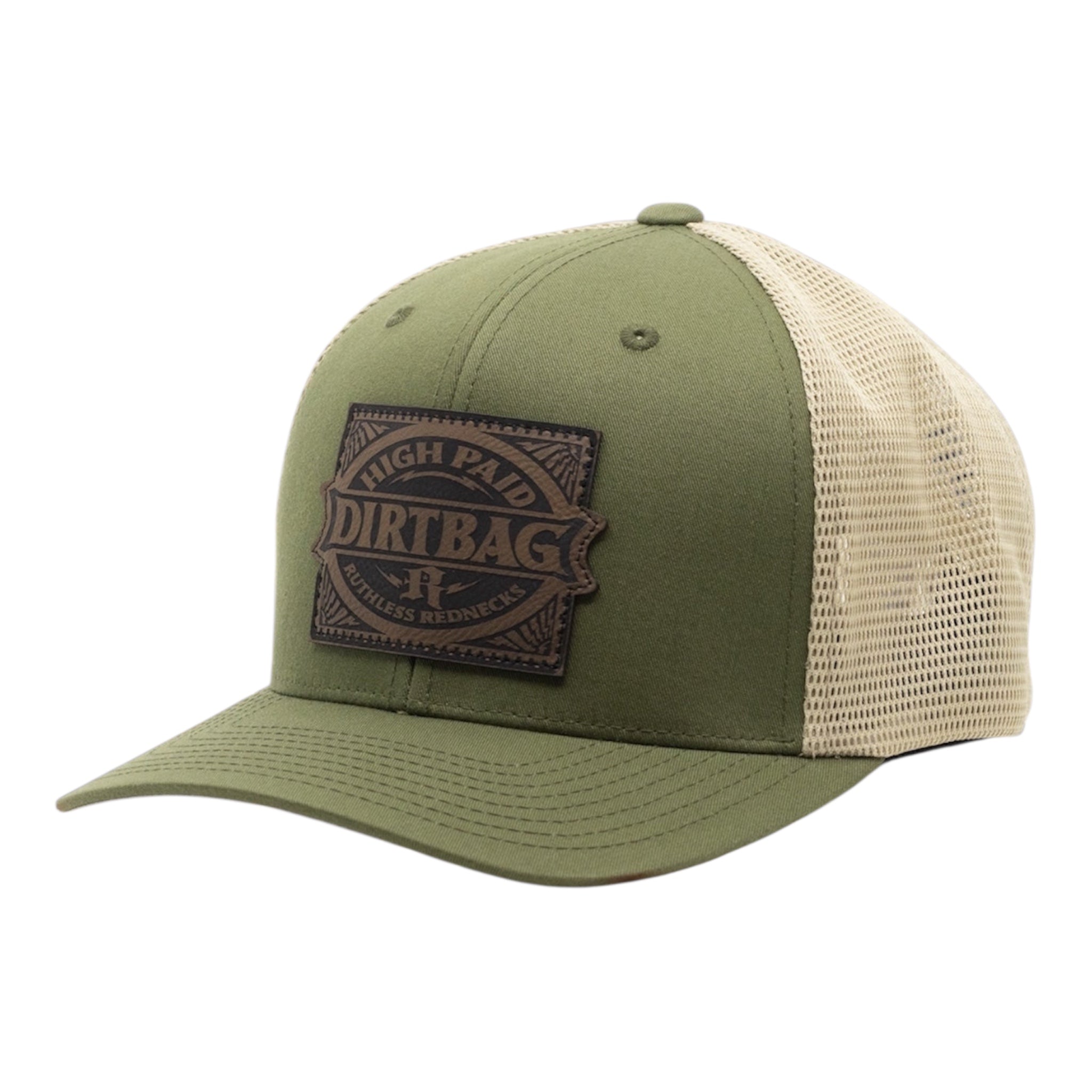 Throw Down Curved Brim Olive-Khaki Hat