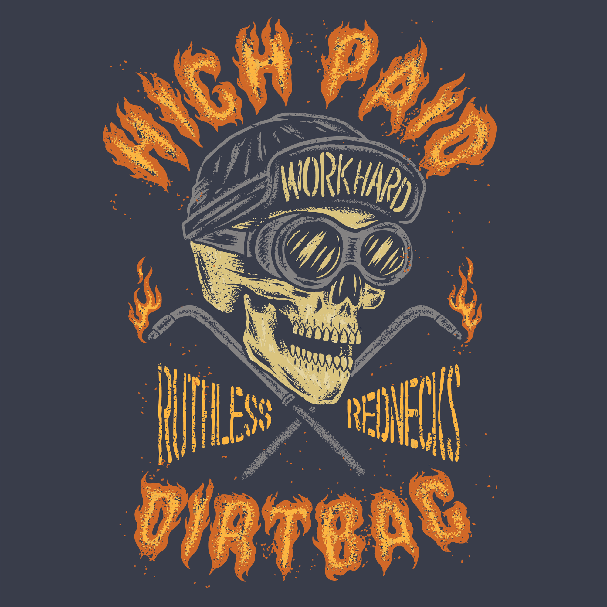 HPDB Fired Up Heavyweight 10 oz Hoodie Navy