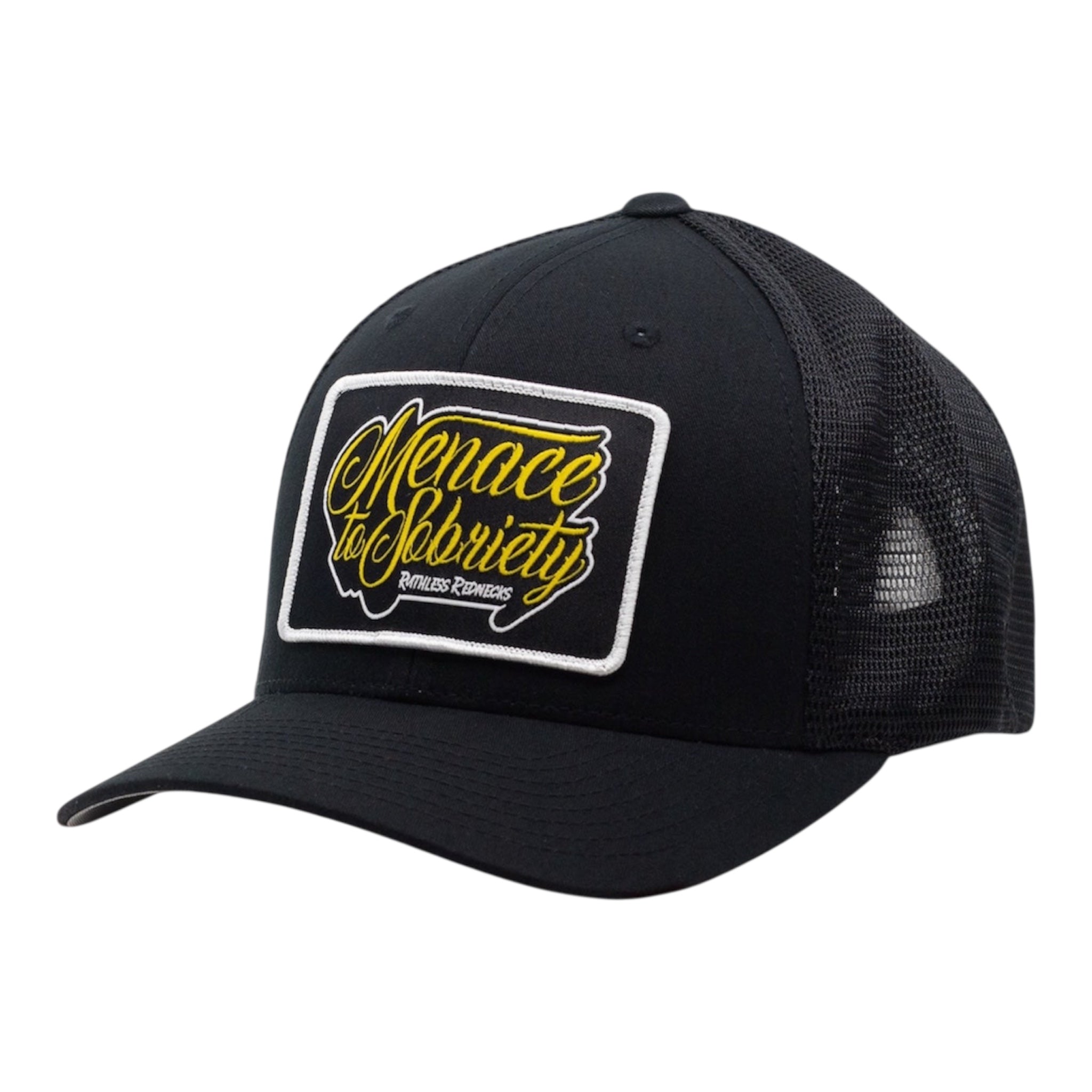 Liability Curved Brim Black Hat