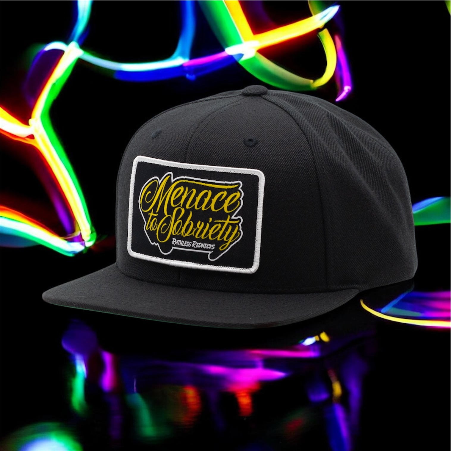 Liability Flatbrim Black Patch Hat