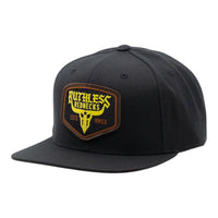 Raw Talent Flatbrim Black-Yellow Patch Hat