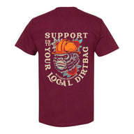 Ape Shift Short Sleeve Shirt Burgundy