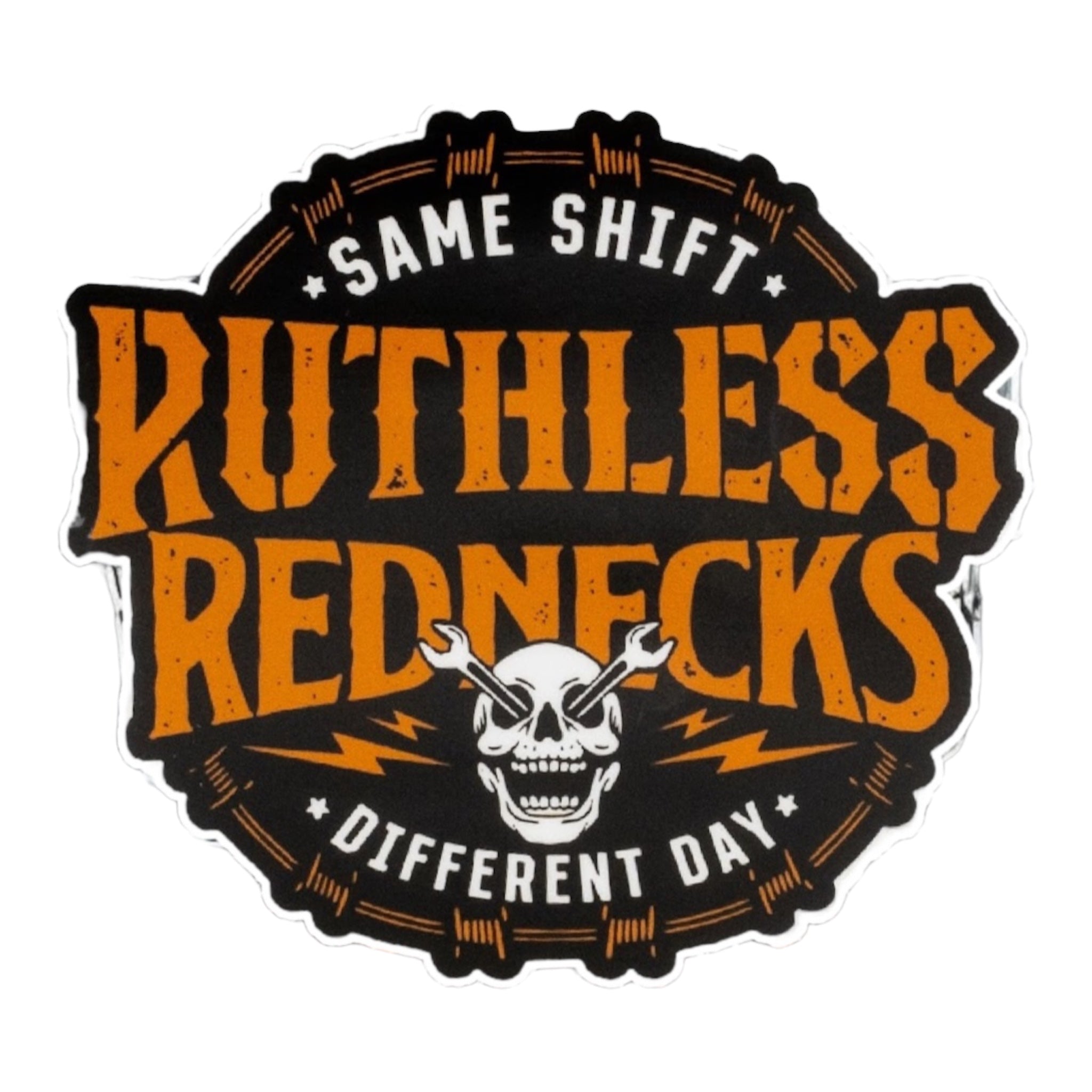 Same Shift Barbed Wire Sticker XL