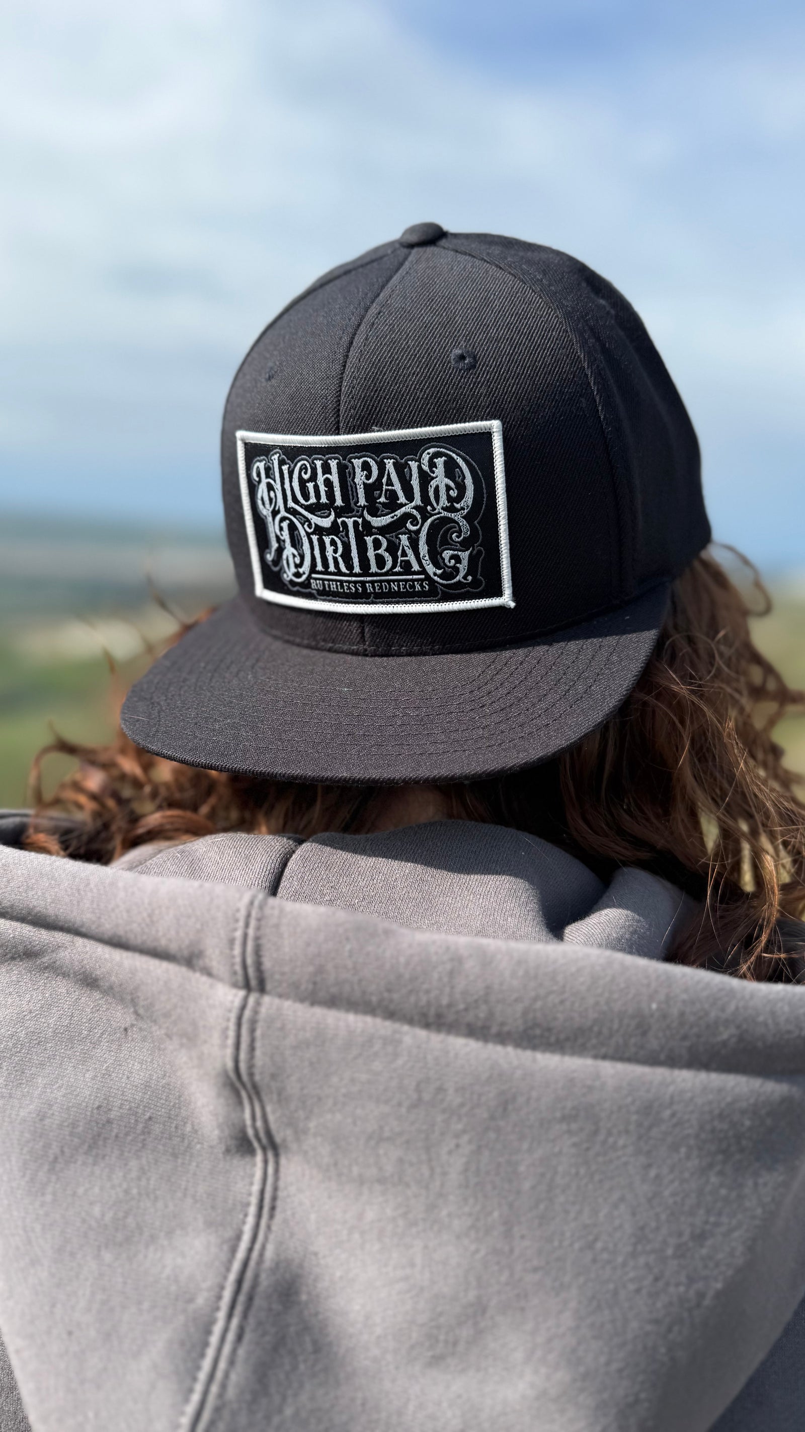 Gunsmoke Flatbrim Black Hat