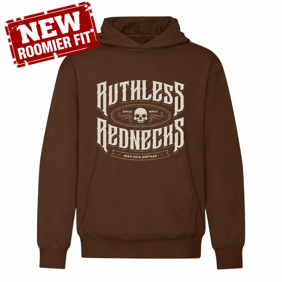 Shotgun - Supercharged 12oz Hoodie Brown