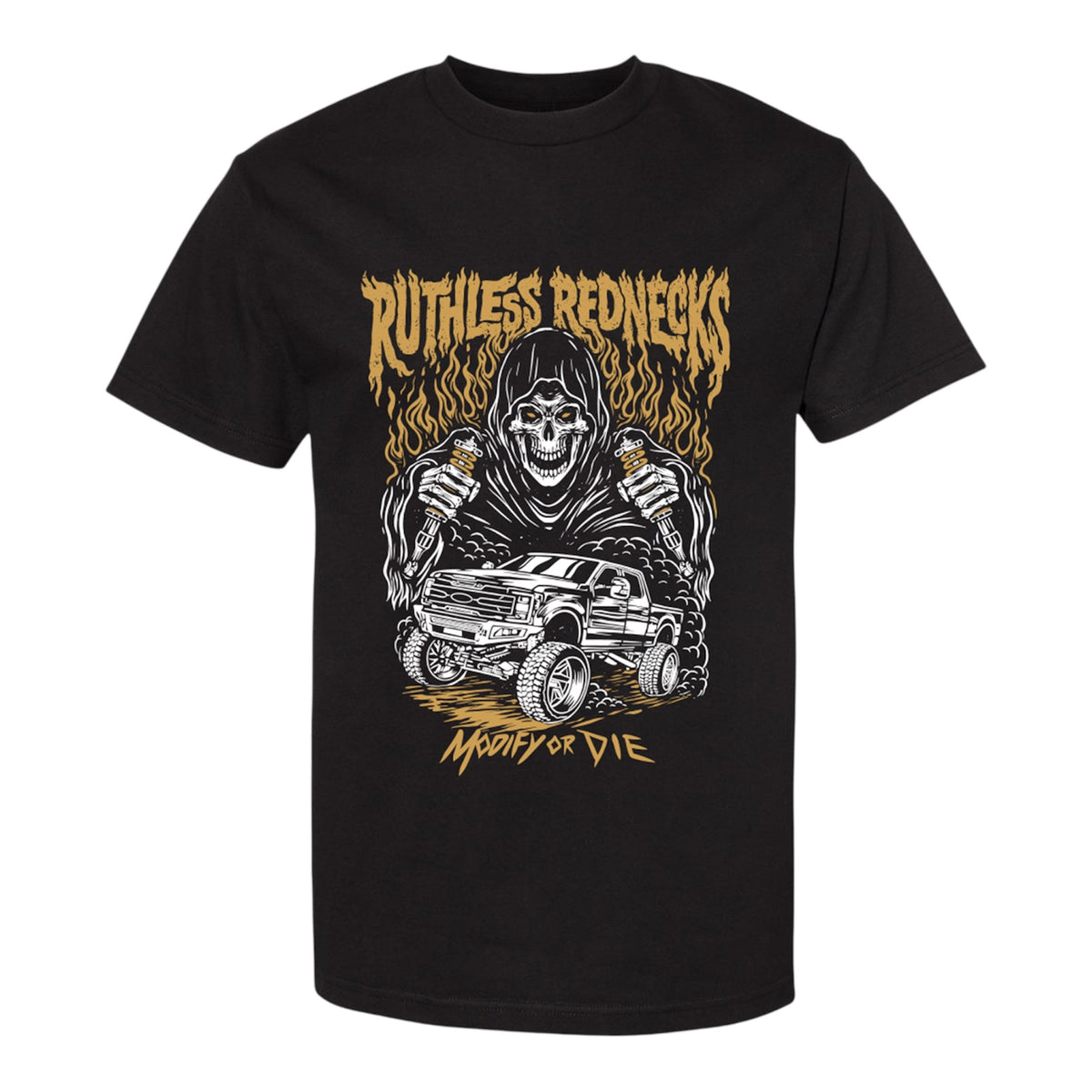 Modified Short Sleeve Shirt Black