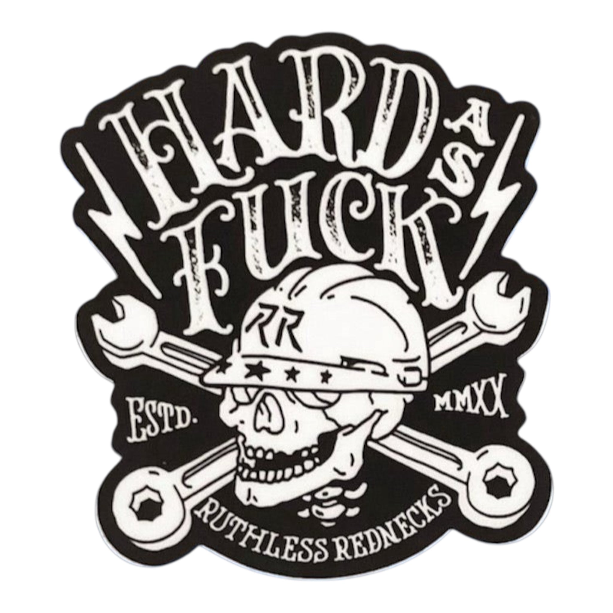 Hard As Fuck Sticker