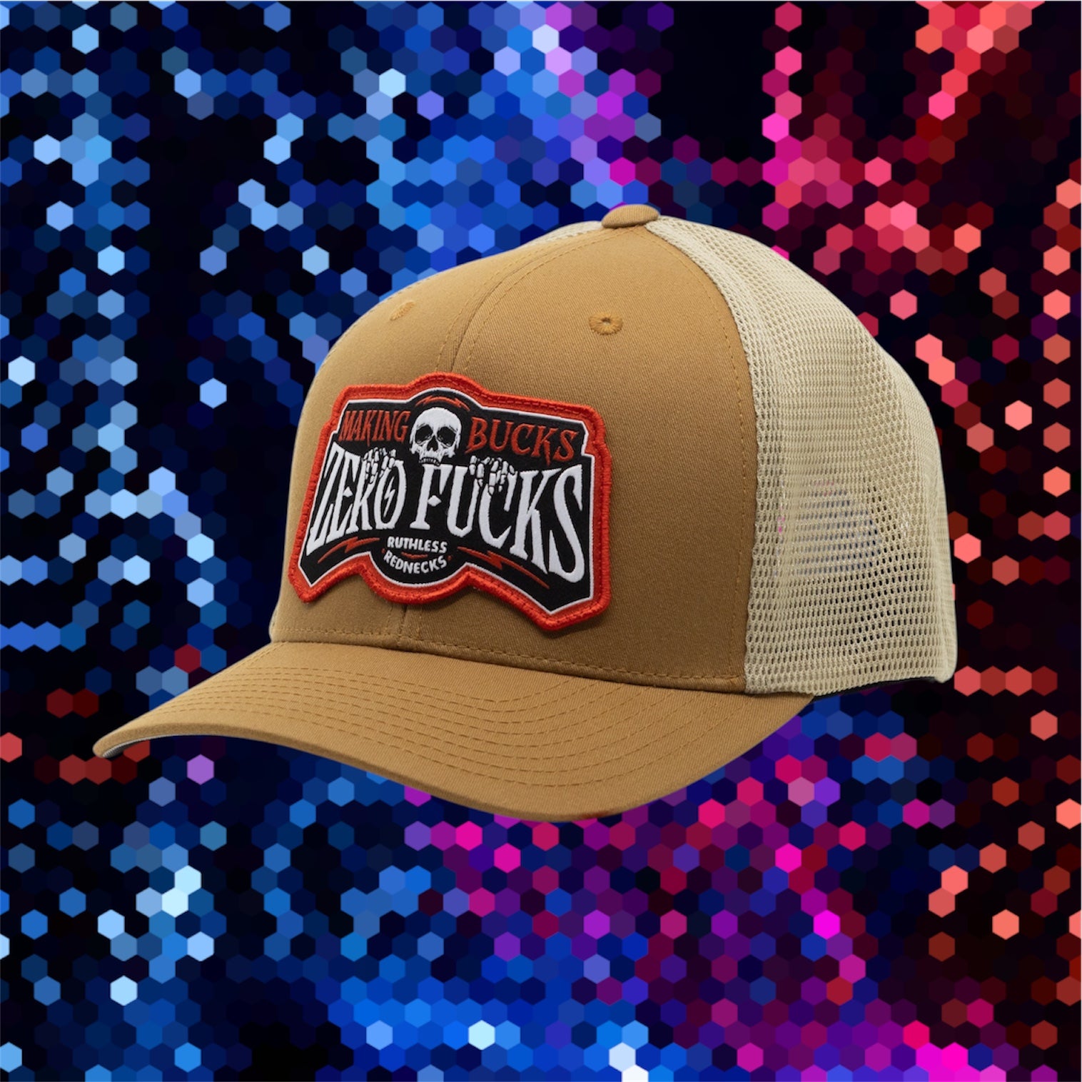 Creeper Curved Brim Caramel-Khaki Hat