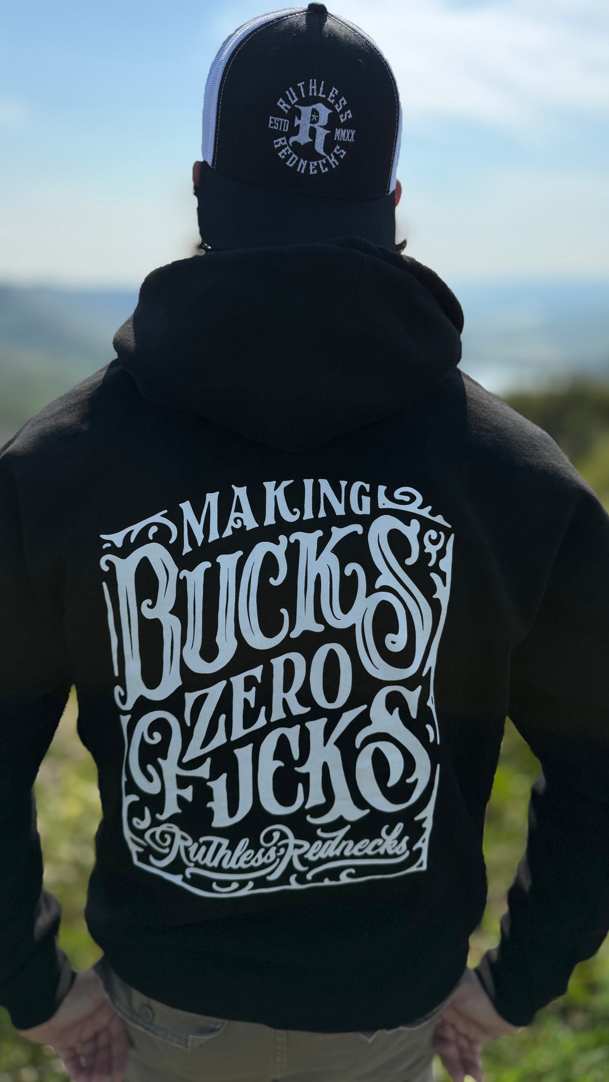 Whiskey - Supercharged 12oz Hoodie Black