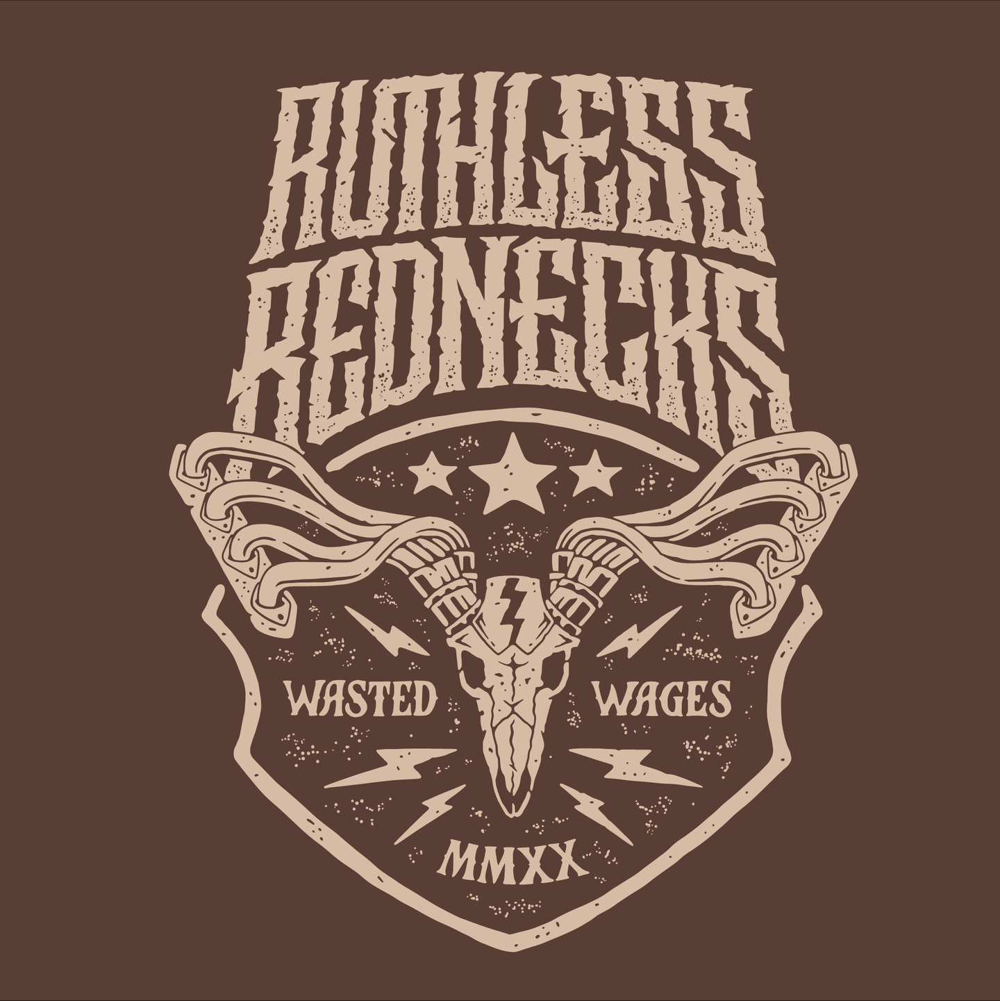 Roadkill - Supercharged 12oz Hoodie Brown