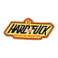 Hard As Fuck Badge Sticker