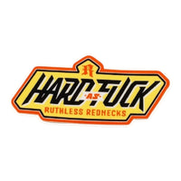 Hard As Fuck Badge Sticker