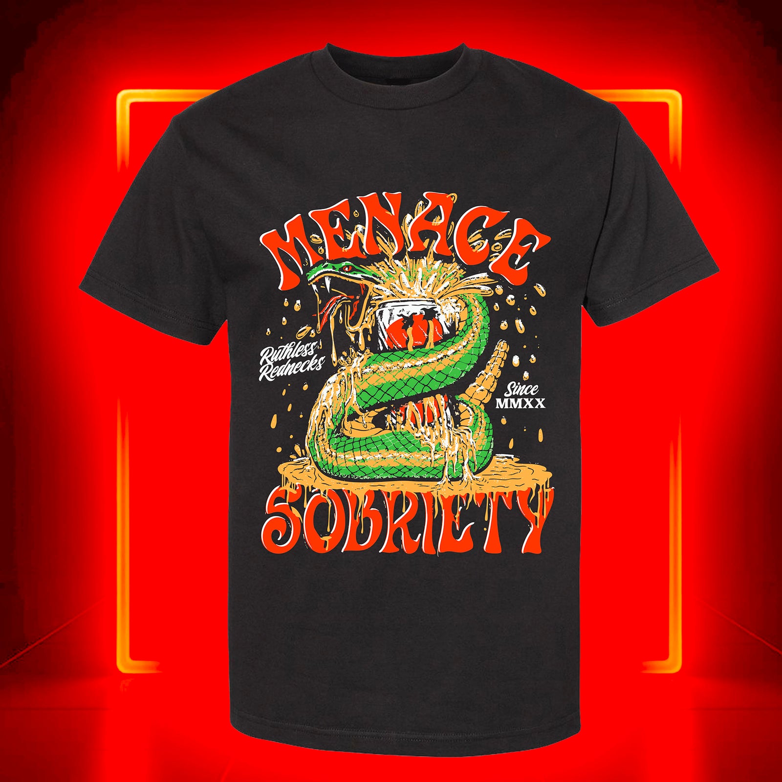 Menace 2 Sobriety Short Sleeve Shirt Black