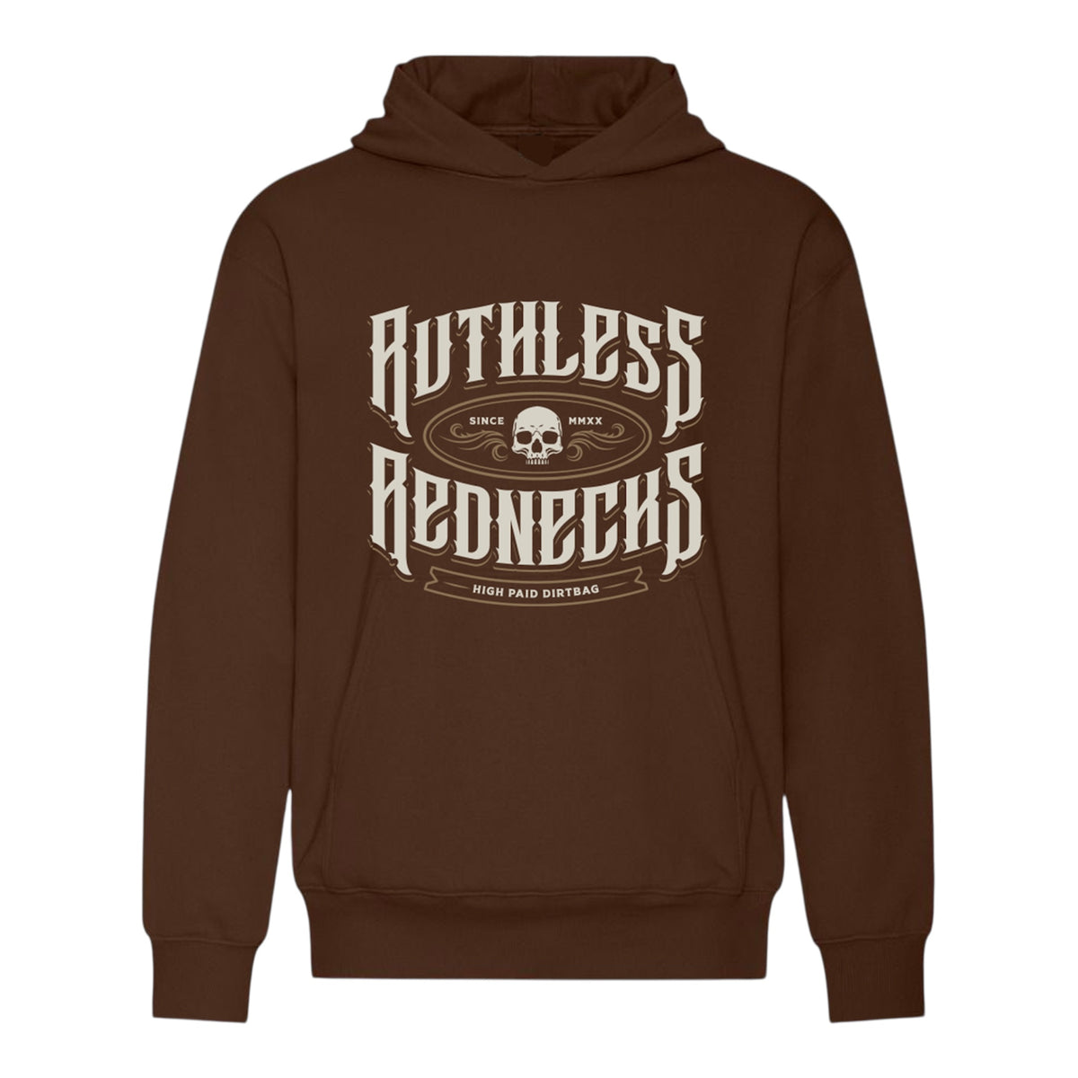 Shotgun - Supercharged 12oz Hoodie Brown