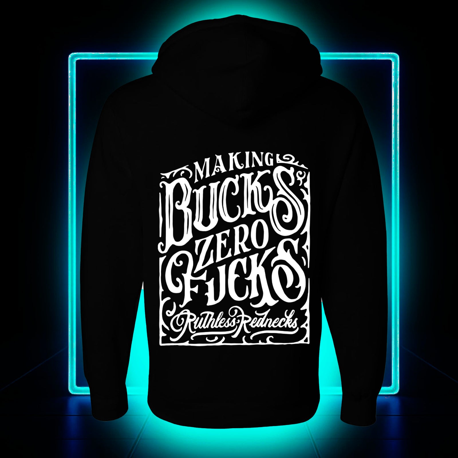 Whiskey - Supercharged 12oz Hoodie Black