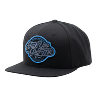 Paid In Full Flatbrim Black Patch Hat