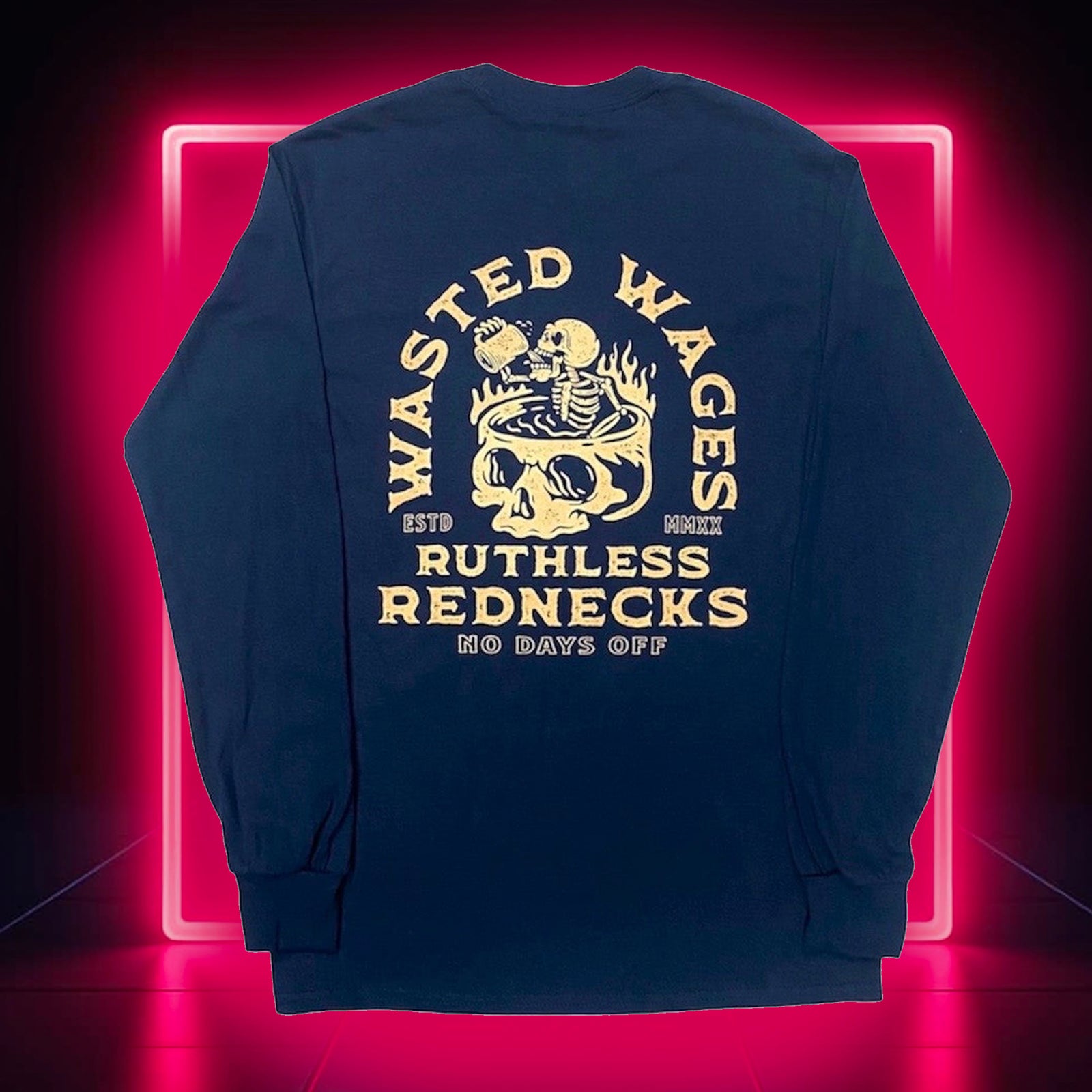 Skull Spa Long Sleeve Shirt