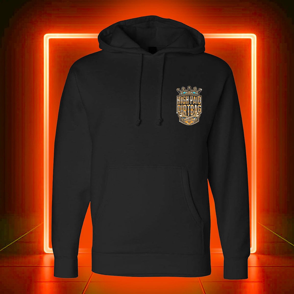 Royal Dirtbag - Supercharged 12oz Hoodie Black