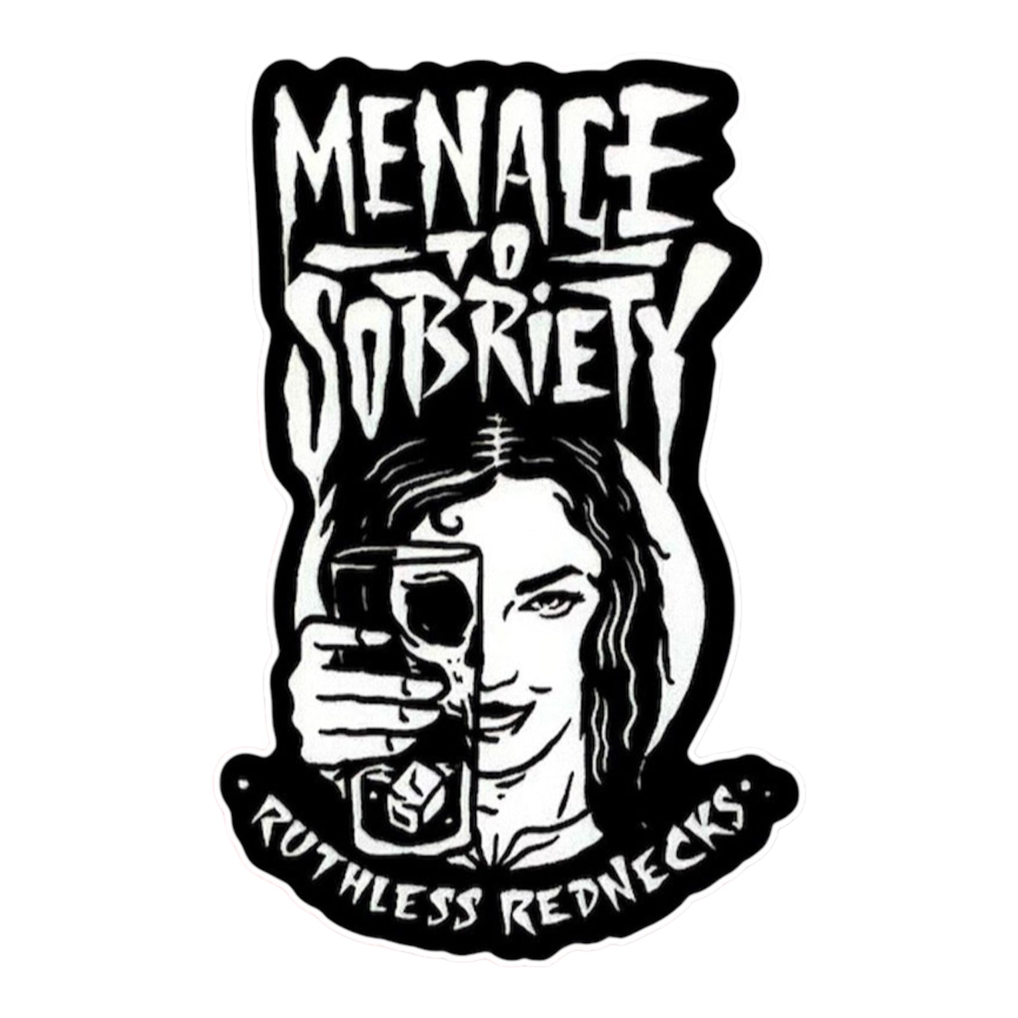 Sobriety Skull Sticker