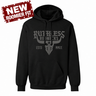 Raw Talent V2 - Supercharged 12oz Hoodie Black