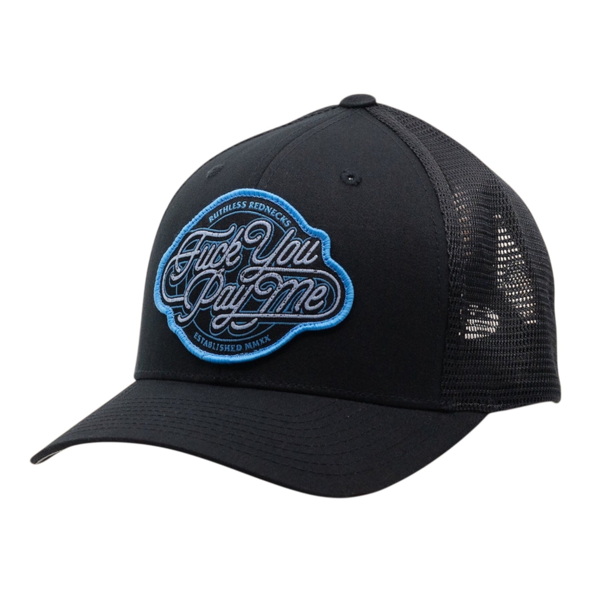 Paid in Full Curved Brim Black Hat
