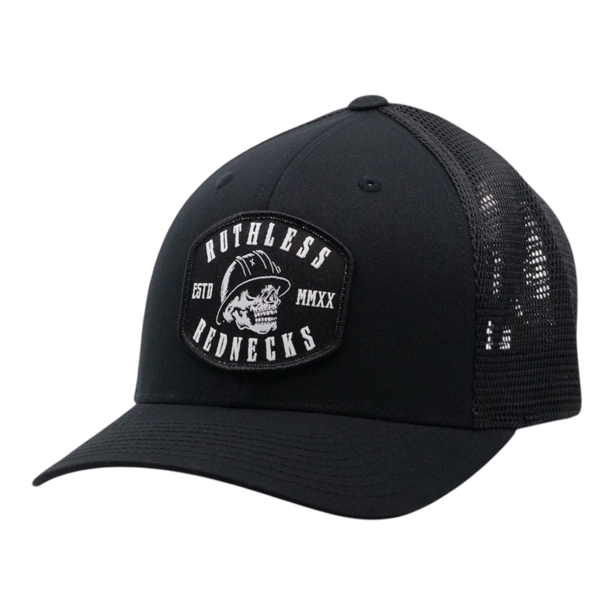 Hired Gun Curved Brim Snapback Black Hat