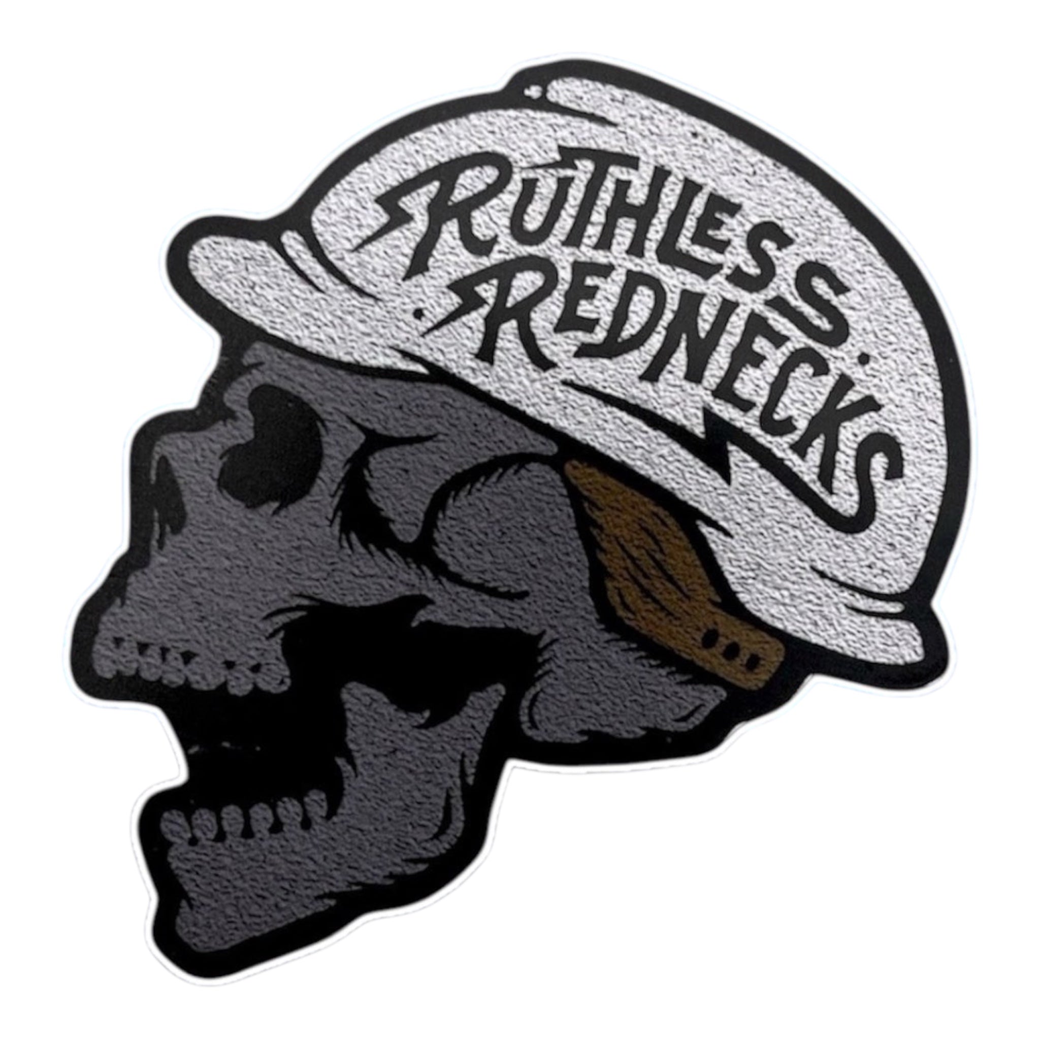 Ruthless Skull Sticker
