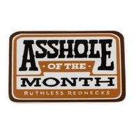 Asshole Of The Month Sticker