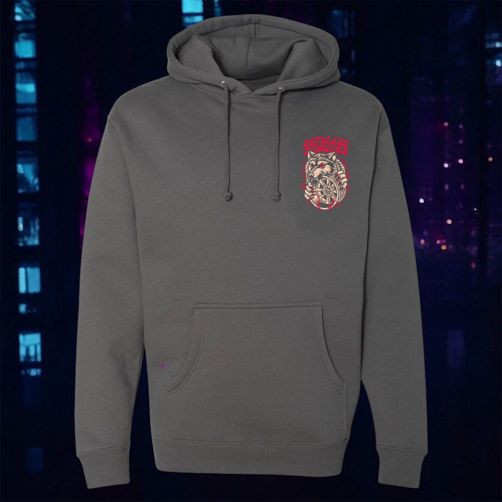 Alpha - Supercharged 12oz Hoodie Charcoal