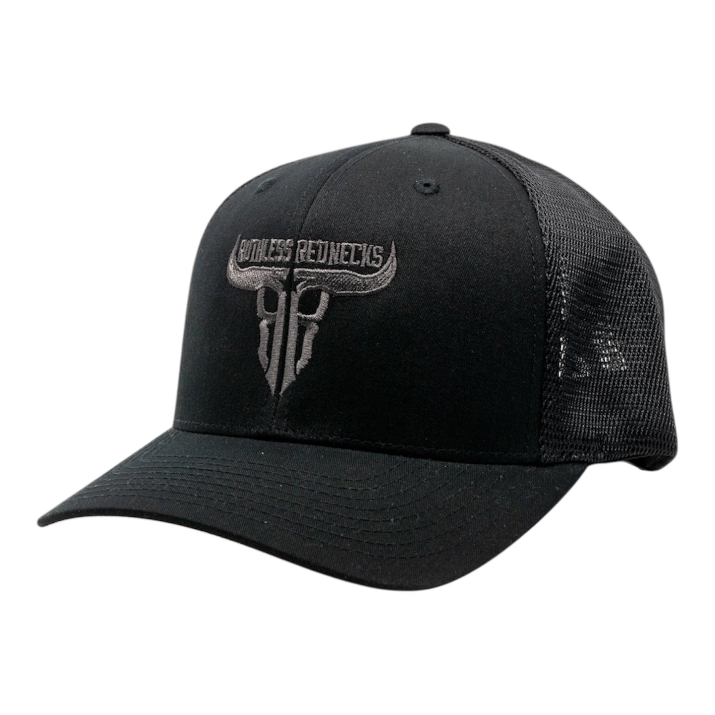 Raw Talent Curved Brim Black Hat
