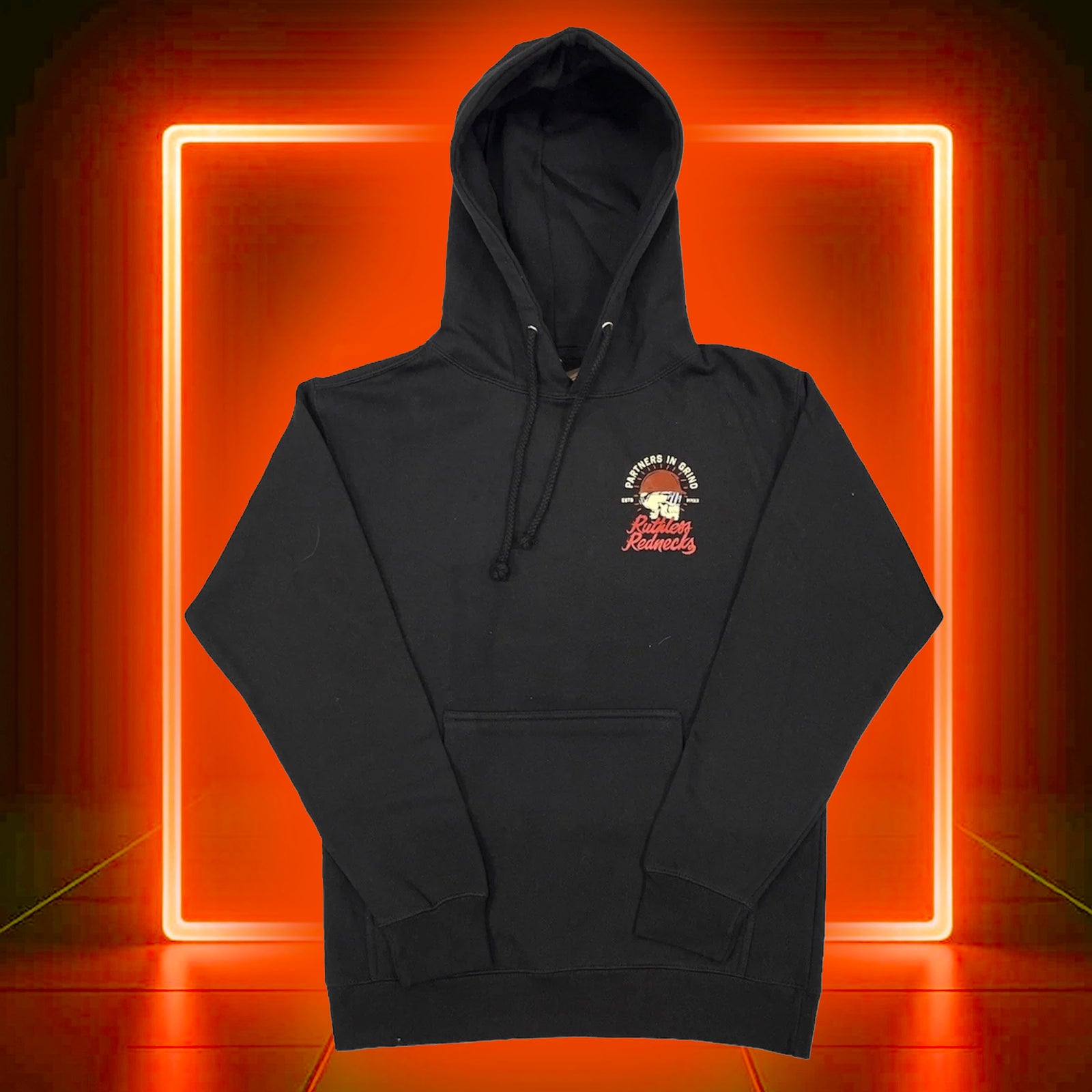 Skull Cap - Heavyweight 10oz Hoodie Black - SALE