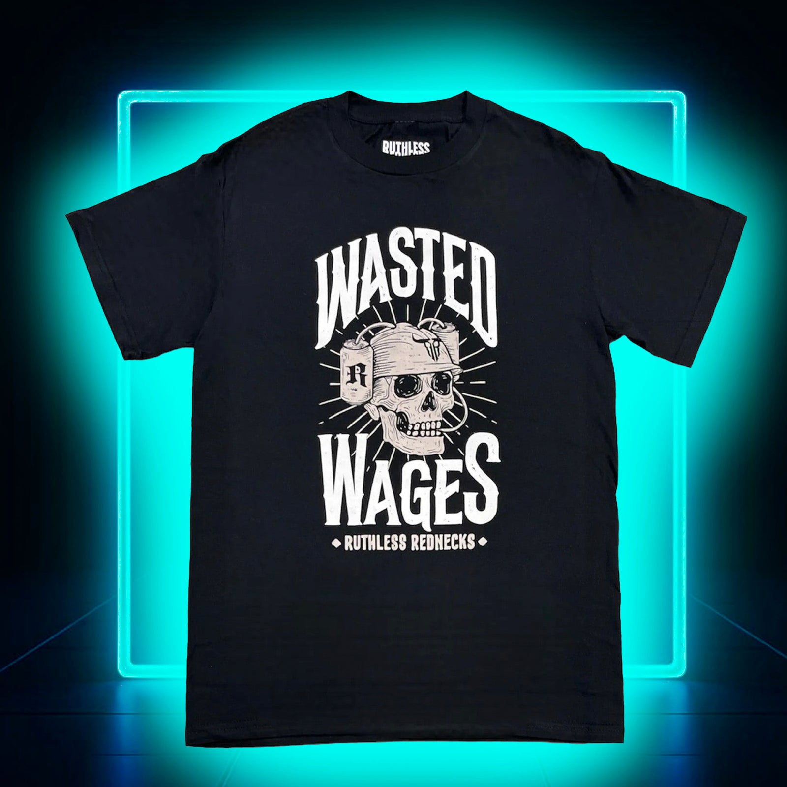 Beer Chugger Short Sleeve Shirt Black