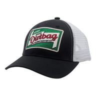 Dirtbag Performance Curved Brim Black-White Hat