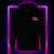 MBZF Whiskey Heavyweight 10 oz Hoodie Black-Pink