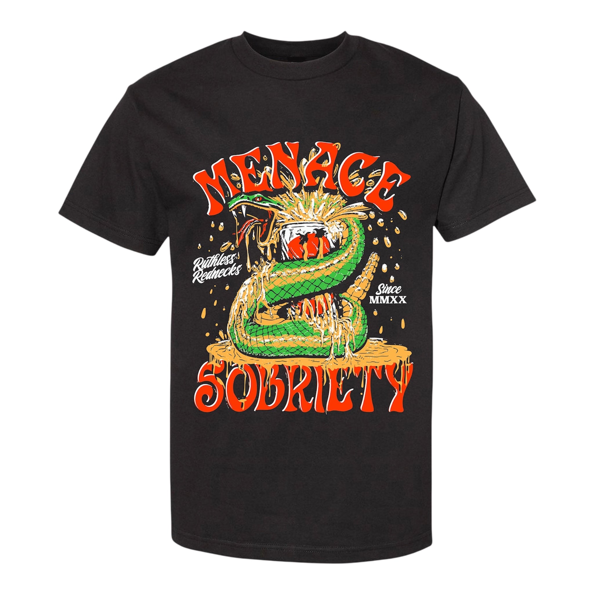 Menace 2 Sobriety Short Sleeve Shirt Black