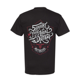 Support Your Local Dirtbag Short Sleeve Shirt Black