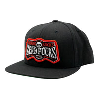 Making Bucks Zero Fucks Creeper Flatbrim Black Hat