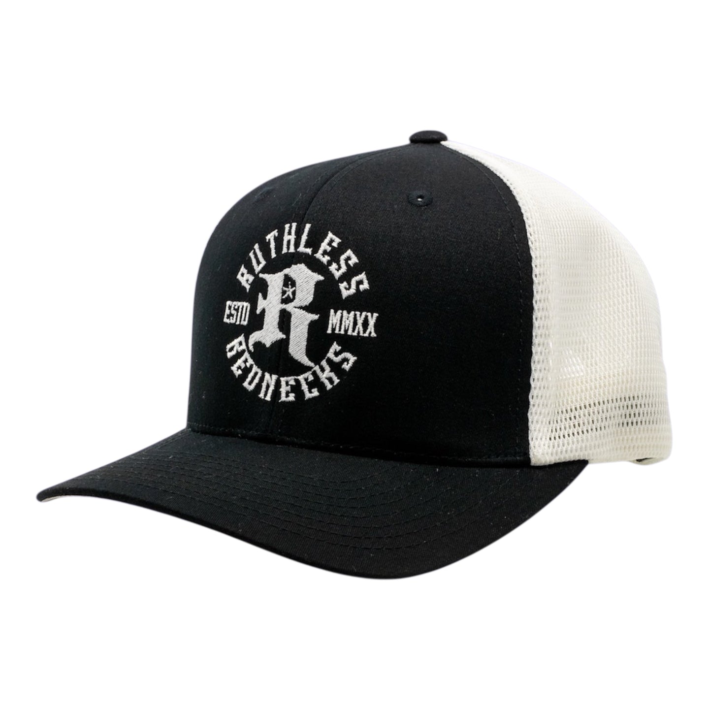 Icon Curved Brim Black-White Hat