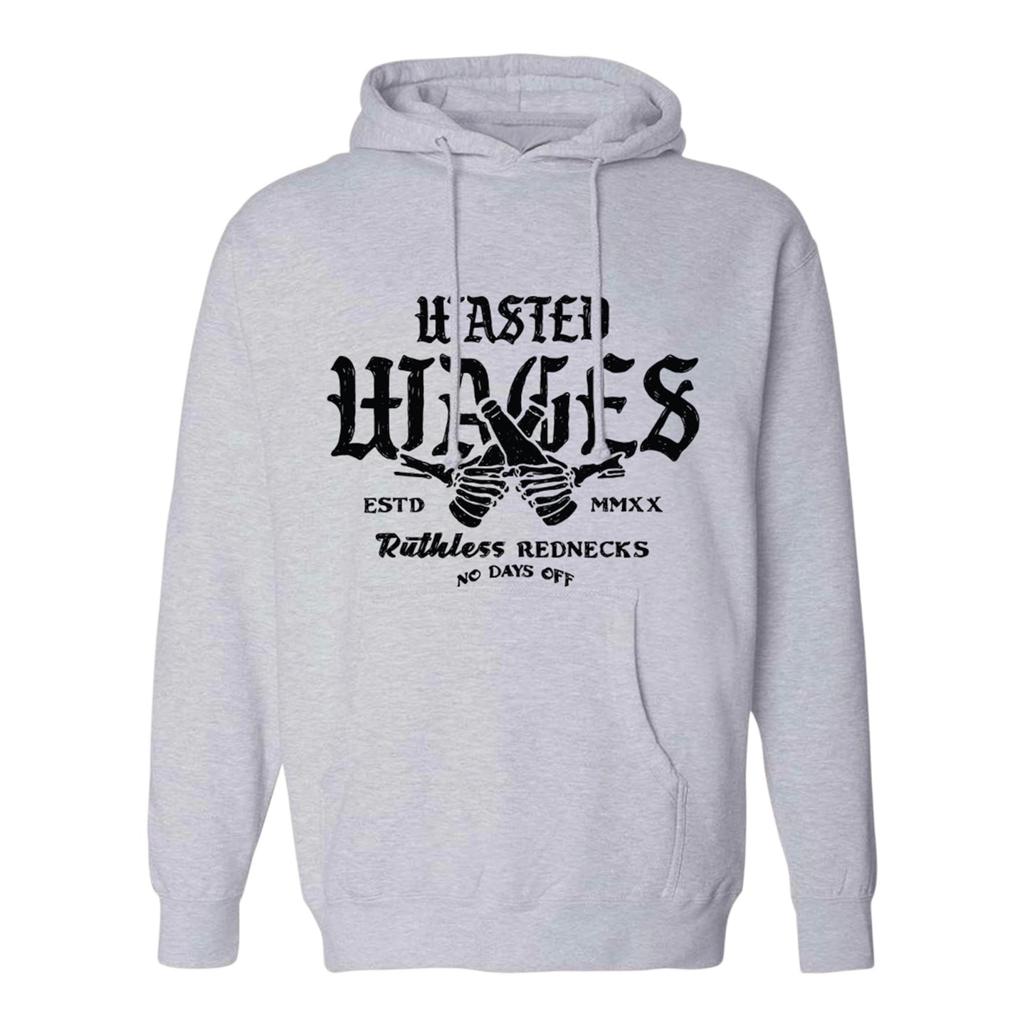 Cheers! - Heavyweight Hoodie 12oz Heather Grey