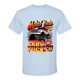 Making Bucks Zero Fucks Straight Axle Short Sleeve Shirt Blue